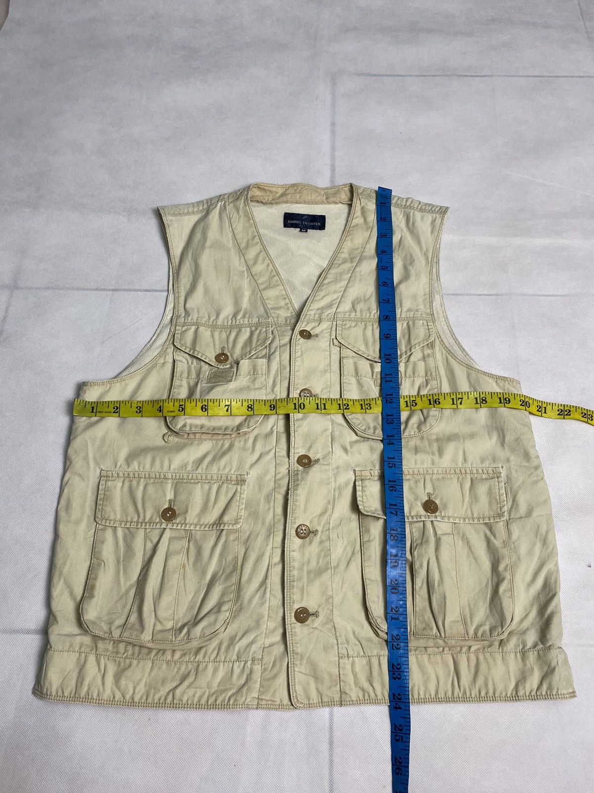 Daniel Hechter × Other × Vintage Vintage Daniel Hechter Paris Tactical Vest Multi Pocket Size US M / EU 48-50 / 2 - 12 Thumbnail