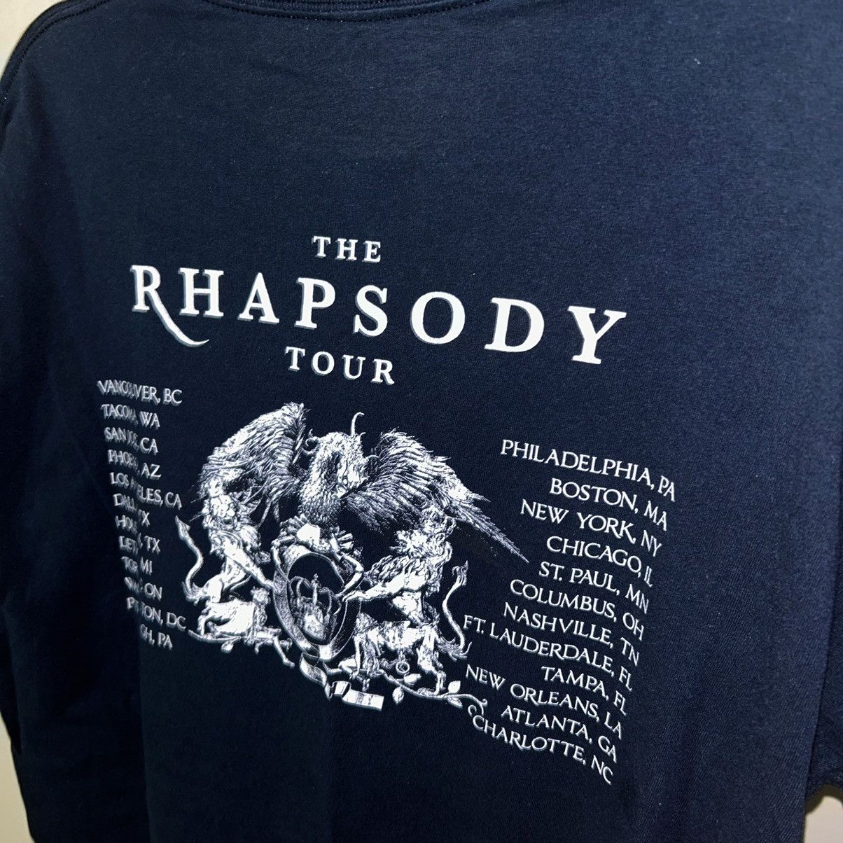 Band Tees × Vintage Queen Rhapsody Tour Tee Size US M / EU 48-50 / 2 - 3 Thumbnail