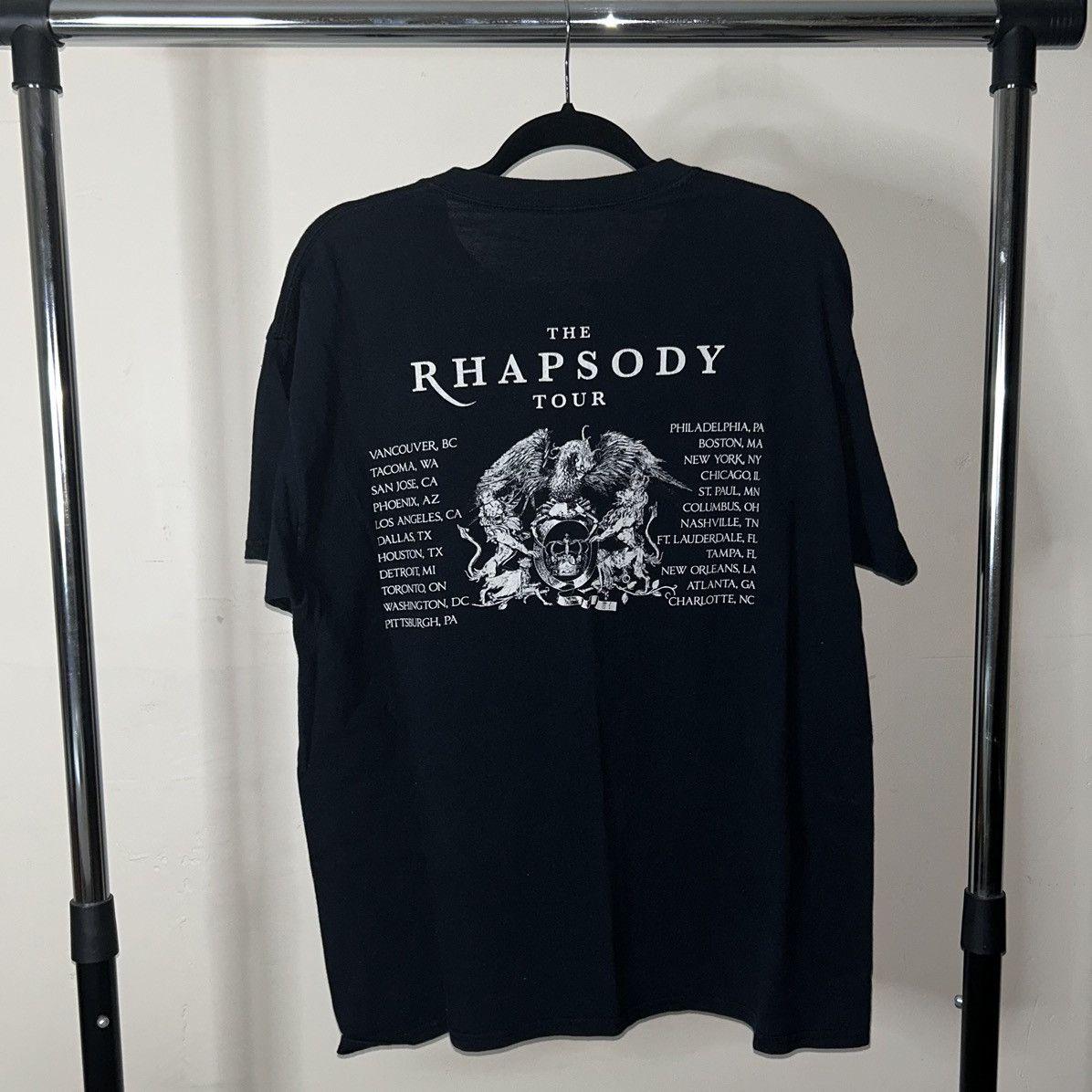 Band Tees × Vintage Queen Rhapsody Tour Tee Size US M / EU 48-50 / 2 - 2 Thumbnail