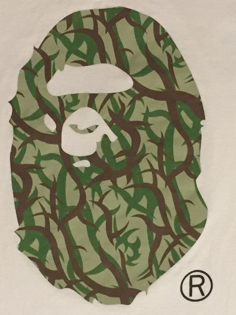 Bape Bape camo tee shirt Size US M / EU 48-50 / 2 - 3 Thumbnail