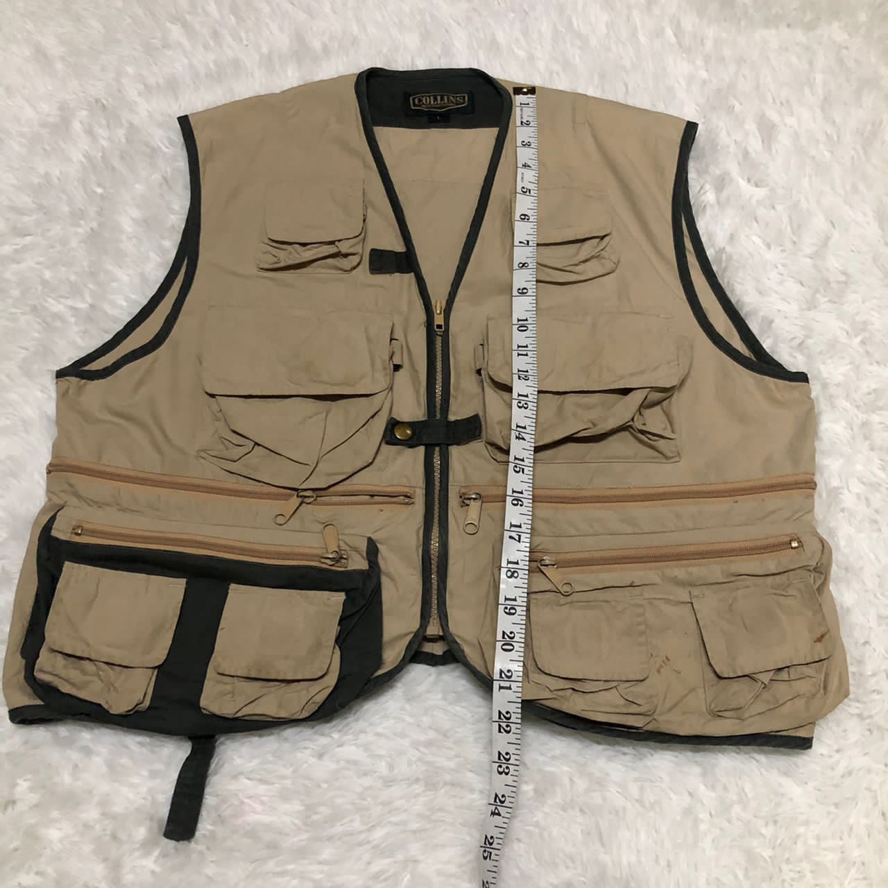 Japanese Brand Collins vest International Multipocket Vest Size US L / EU 52-54 / 3 - 4 Thumbnail