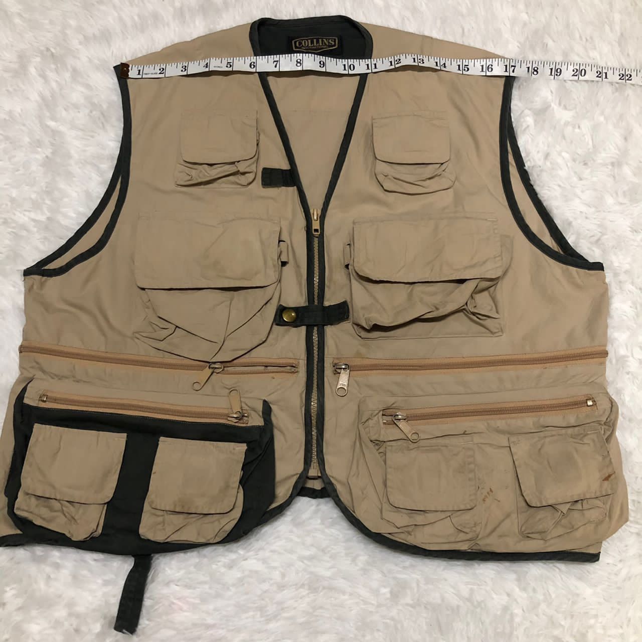 Japanese Brand Collins vest International Multipocket Vest Size US L / EU 52-54 / 3 - 5 Thumbnail