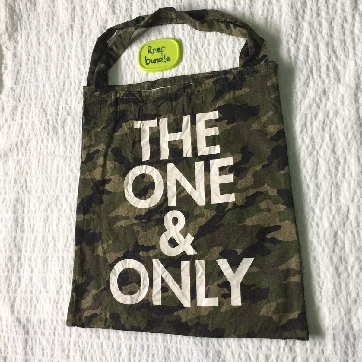 Japanese Brand W tote the one & only camouflage tote bag Size ONE SIZE - 2 Thumbnail