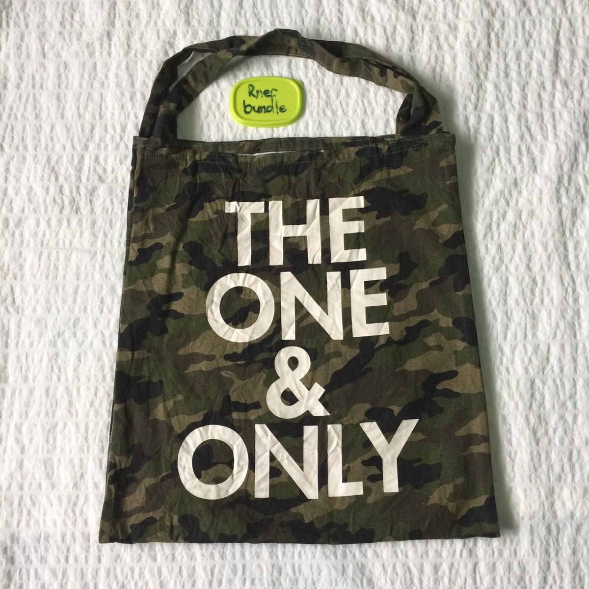 Japanese Brand W tote the one & only camouflage tote bag Size ONE SIZE - 1 Thumbnail