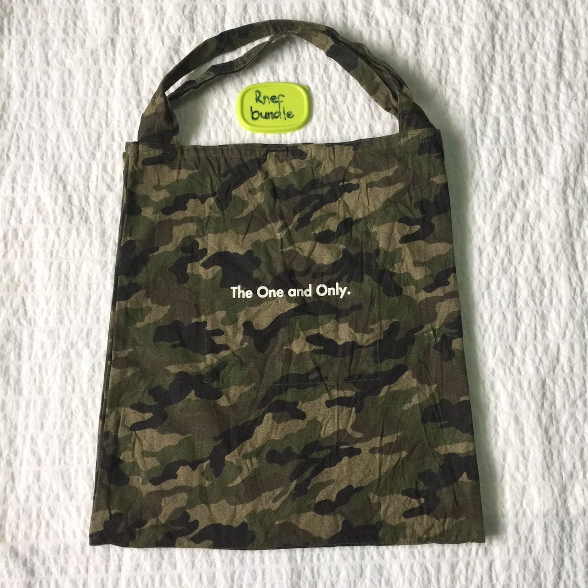 Japanese Brand W tote the one & only camouflage tote bag Size ONE SIZE - 6 Thumbnail