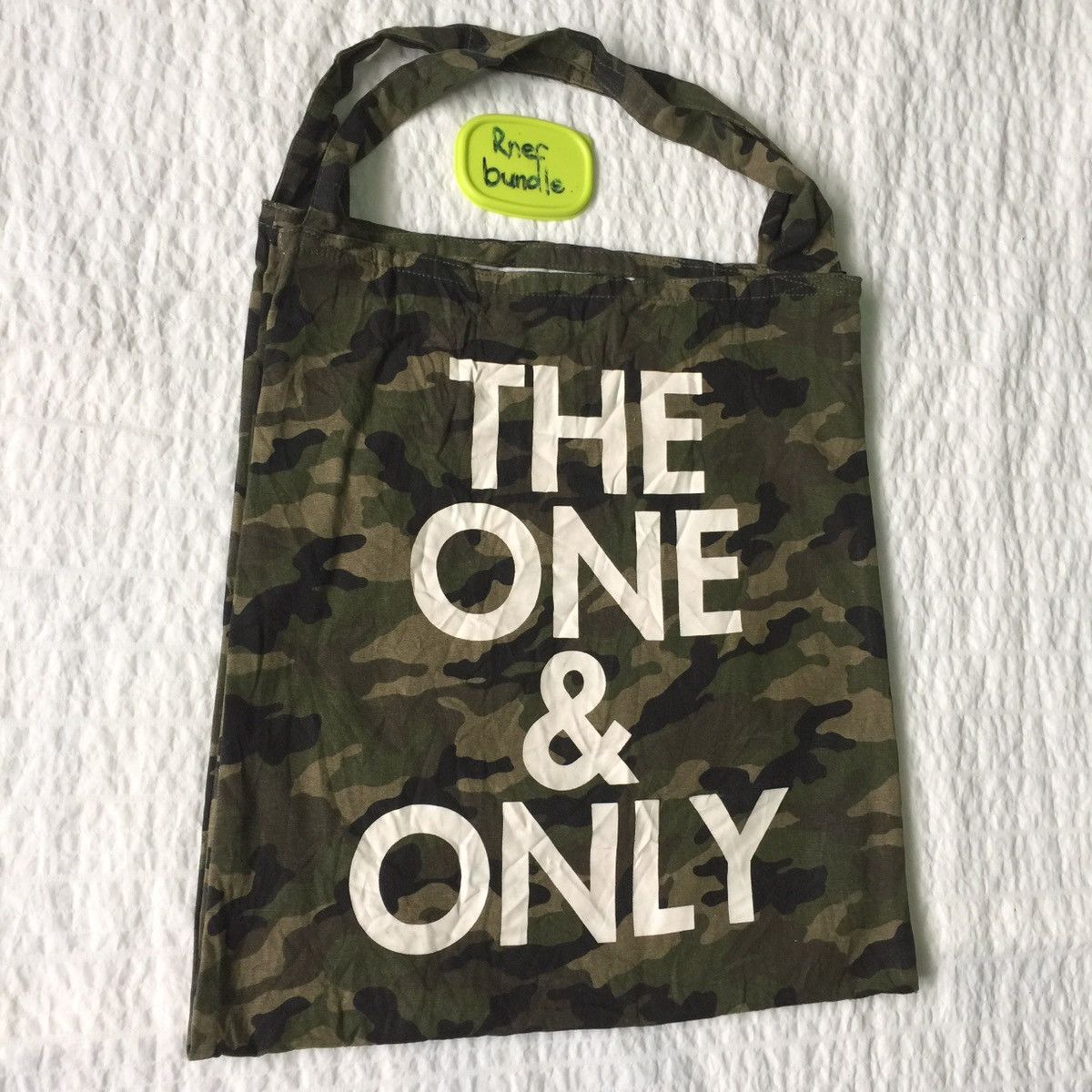 Japanese Brand W tote the one & only camouflage tote bag Size ONE SIZE - 3 Thumbnail