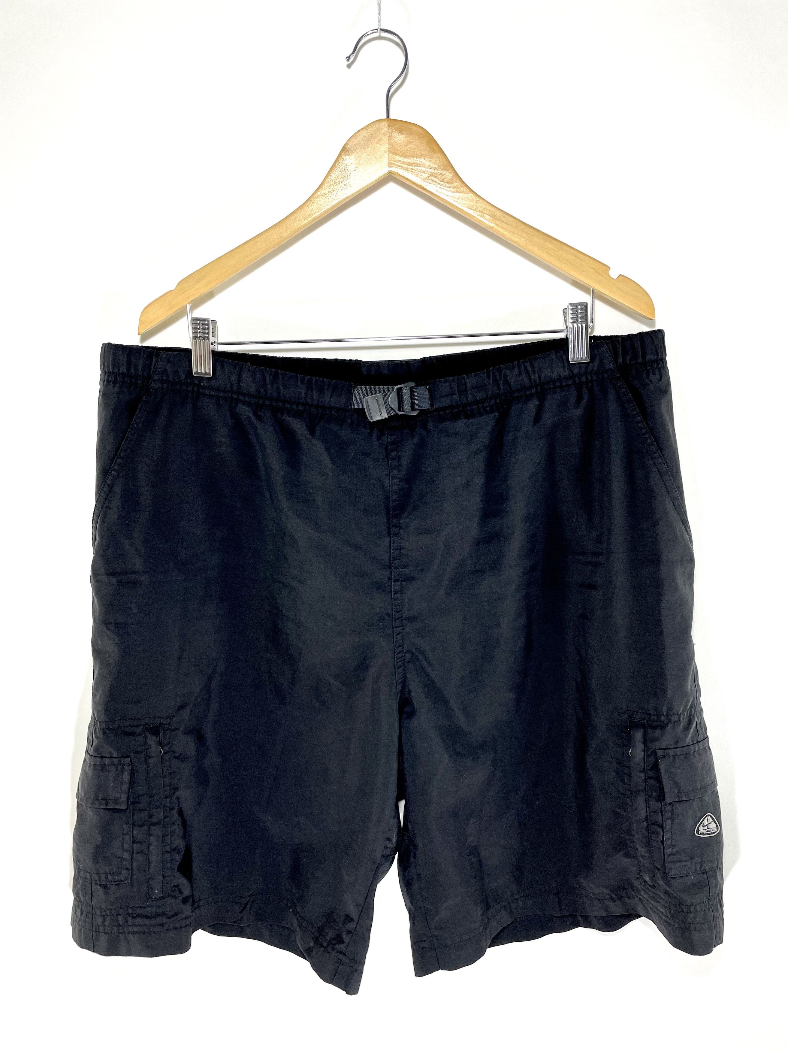 image of Hype x Nike Acg Vintage Black Tech Shorts, Men's (Size 36)