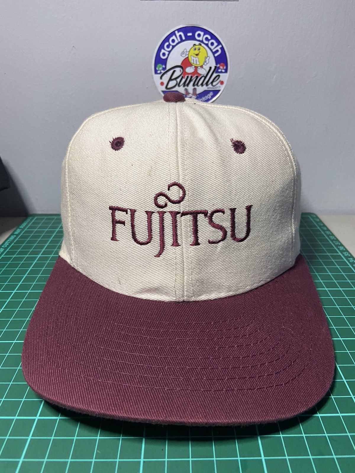 Japanese Brand FUJITSU JAPAN VINTAGE WORKERS CAP HAT Size ONE SIZE - 1 Thumbnail