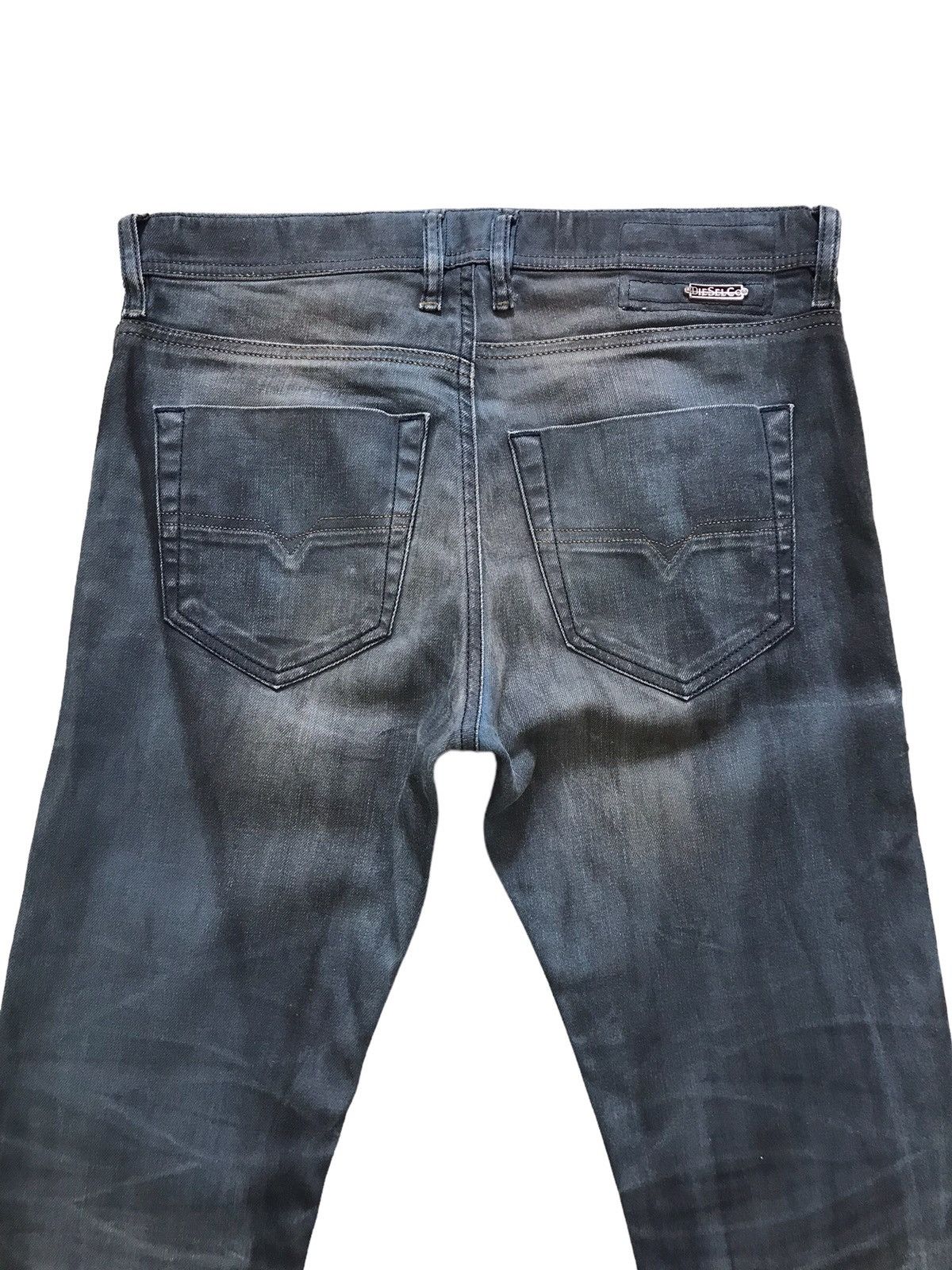 Diesel Diesel Tepphar Hand-made Painted Stretch Denim Slim Carrot Size US 29 - 13 Thumbnail