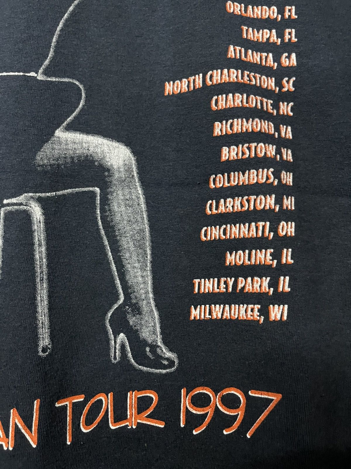 Band Tees Vintage 90s Tina Turner Wildest Dreams Tour Tee Size US XL / EU 56 / 4 - 10 Thumbnail