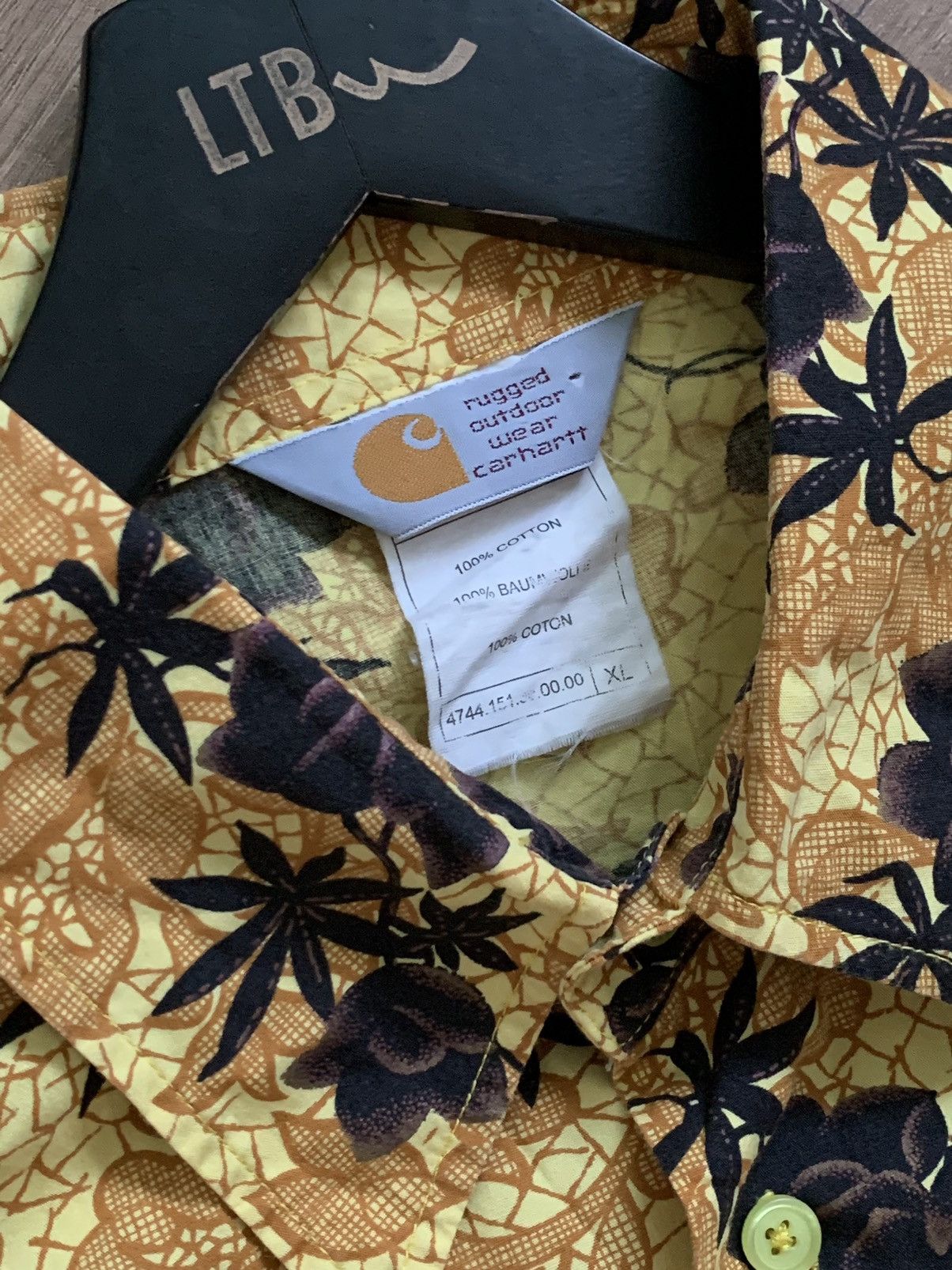 Carhartt Carhartt Hawaii Shirt Sleeve Floral Shirt Size US XL / EU 56 / 4 - 6 Thumbnail