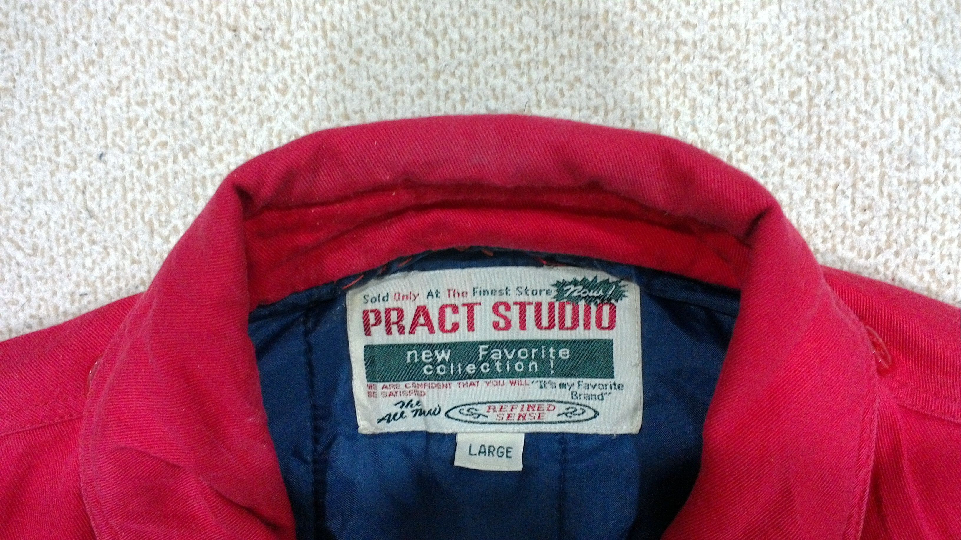 Japanese Brand STREET STYLES PRACT STUDIO RED JACKET Size US L / EU 52-54 / 3 - 4 Thumbnail