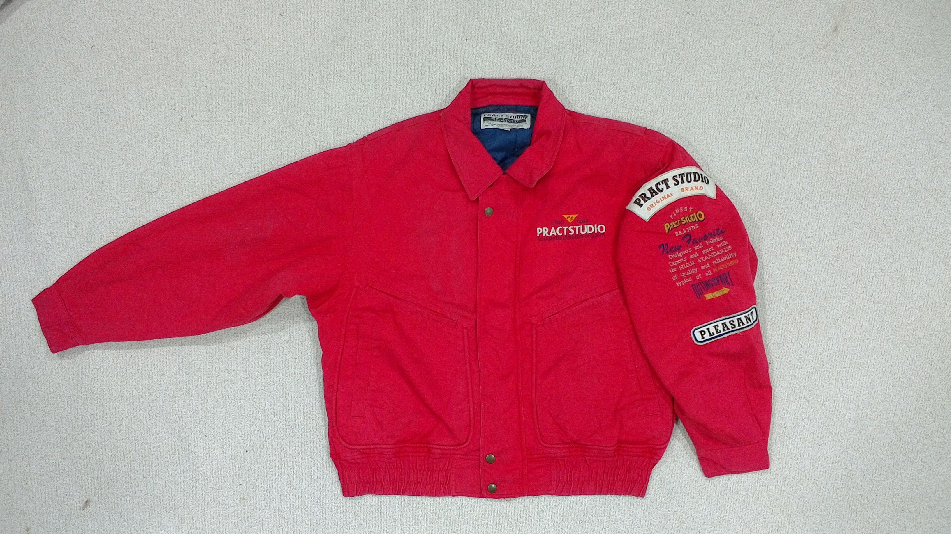 Japanese Brand STREET STYLES PRACT STUDIO RED JACKET Size US L / EU 52-54 / 3 - 3 Thumbnail