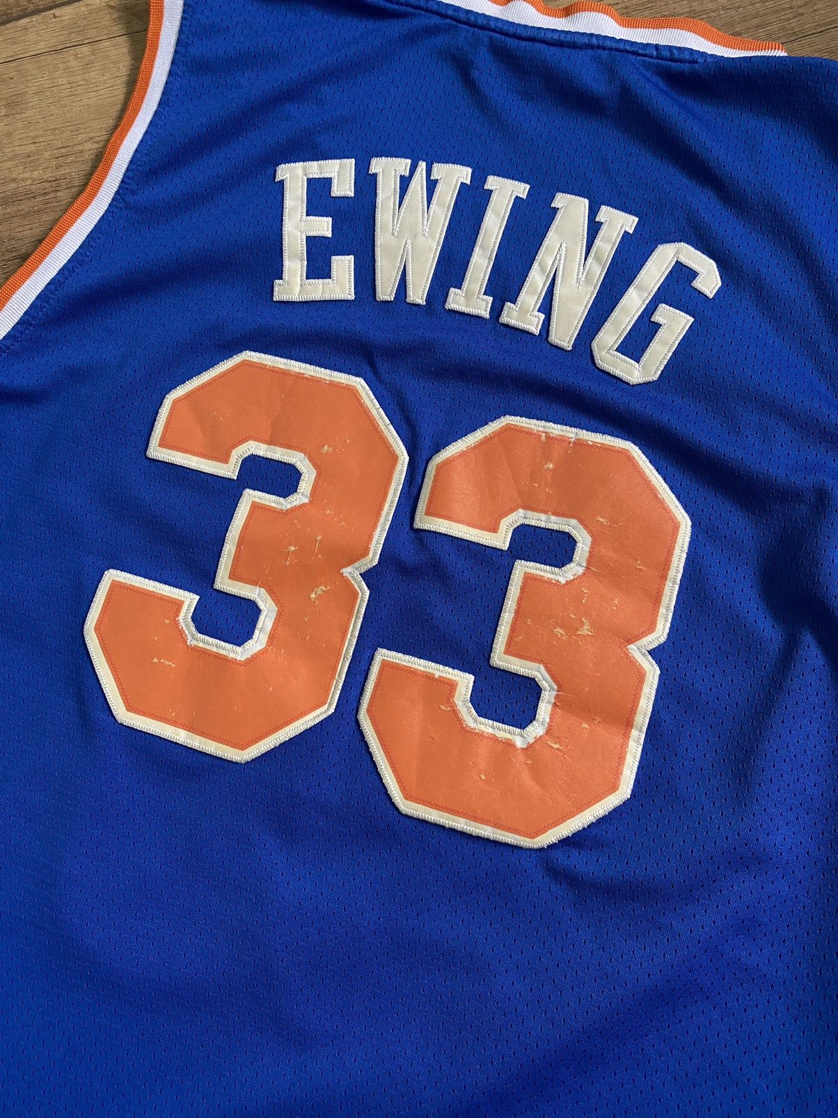 Adidas Vintage Adidas New York Knicks Jersey 33 Ewing NBA Size US XL / EU 56 / 4 - 7 Thumbnail
