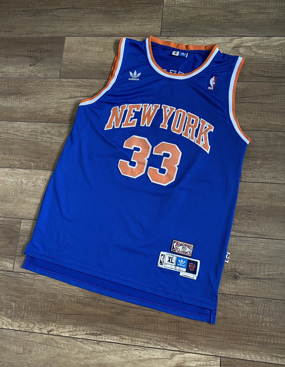 Adidas Vintage Adidas New York Knicks Jersey 33 Ewing NBA Size US XL / EU 56 / 4 - 3 Thumbnail