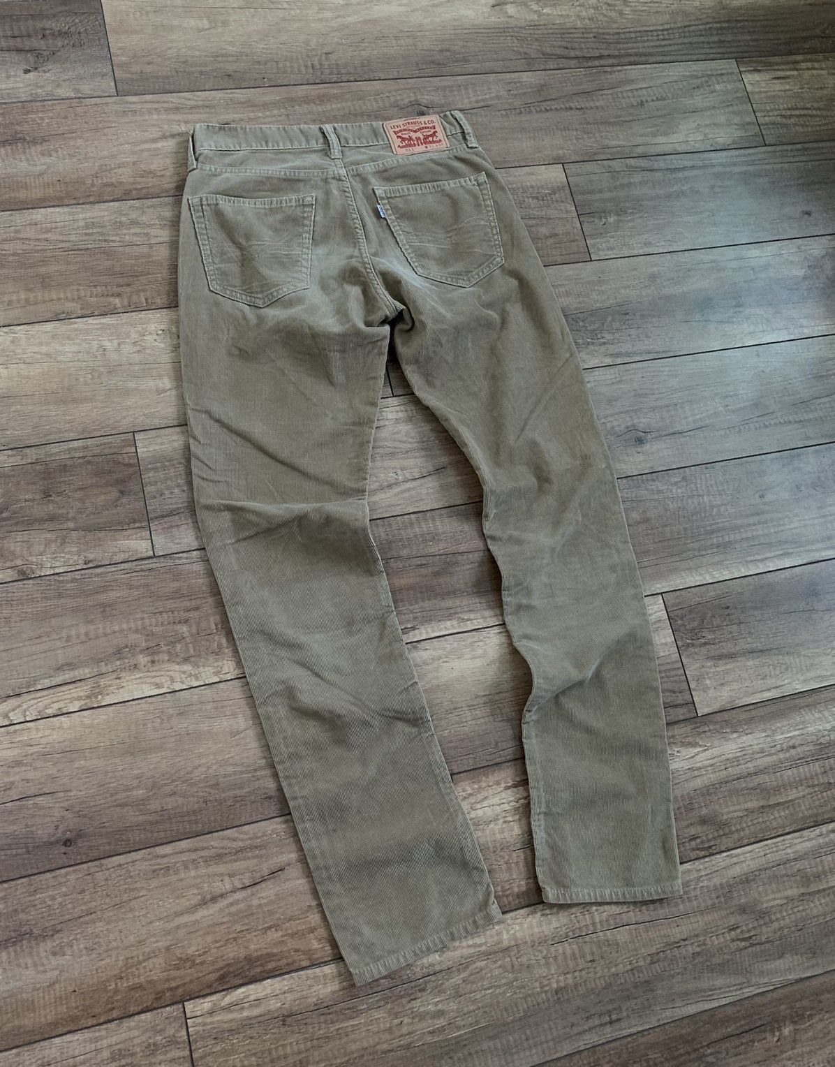 Levi's Vintage Style Levi's 511 Corduroy Beige Pants Trousers Size US 31 - 7 Thumbnail