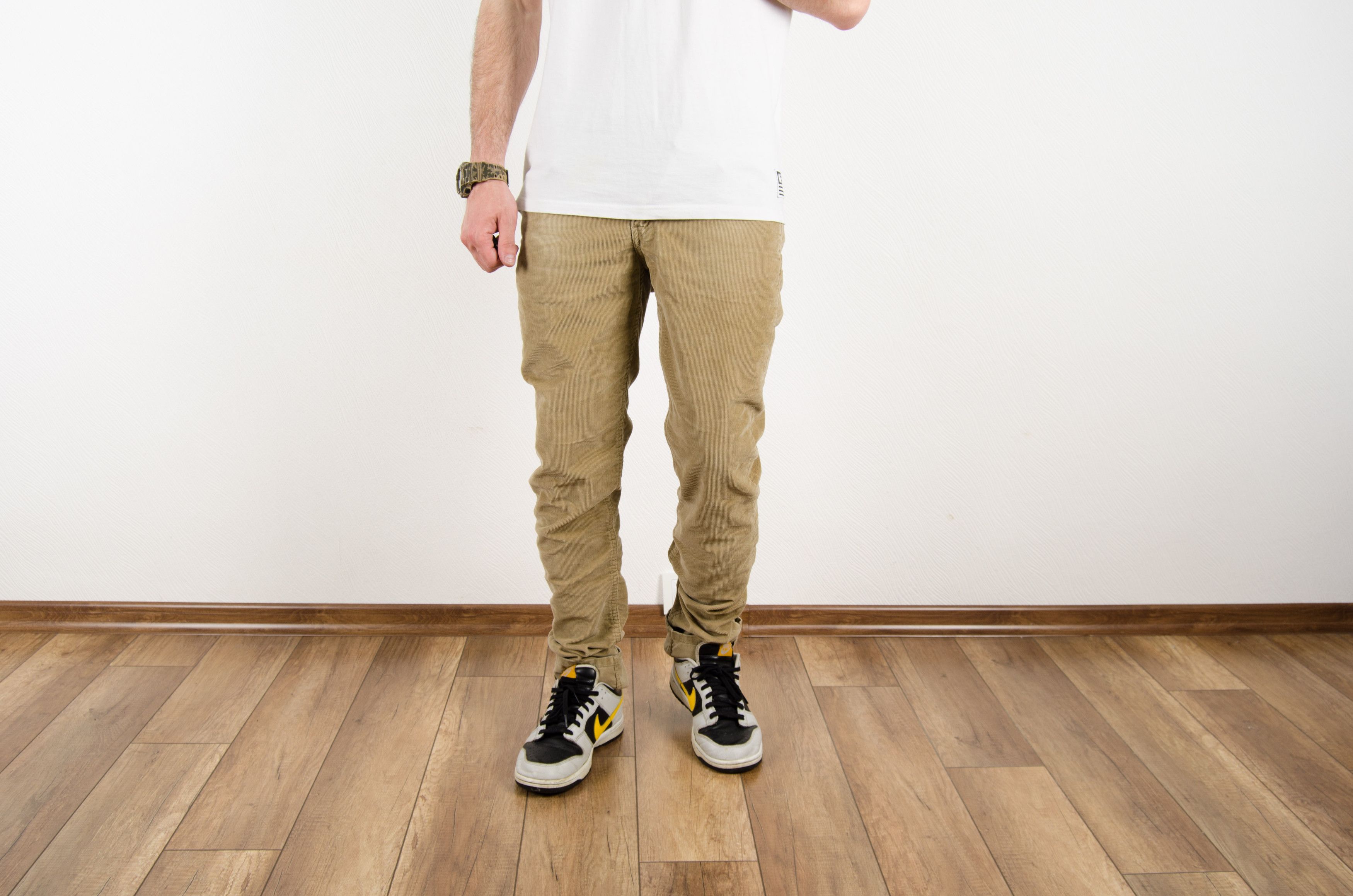 Levi's Vintage Style Levi's 511 Corduroy Beige Pants Trousers Size US 31 - 2 Thumbnail