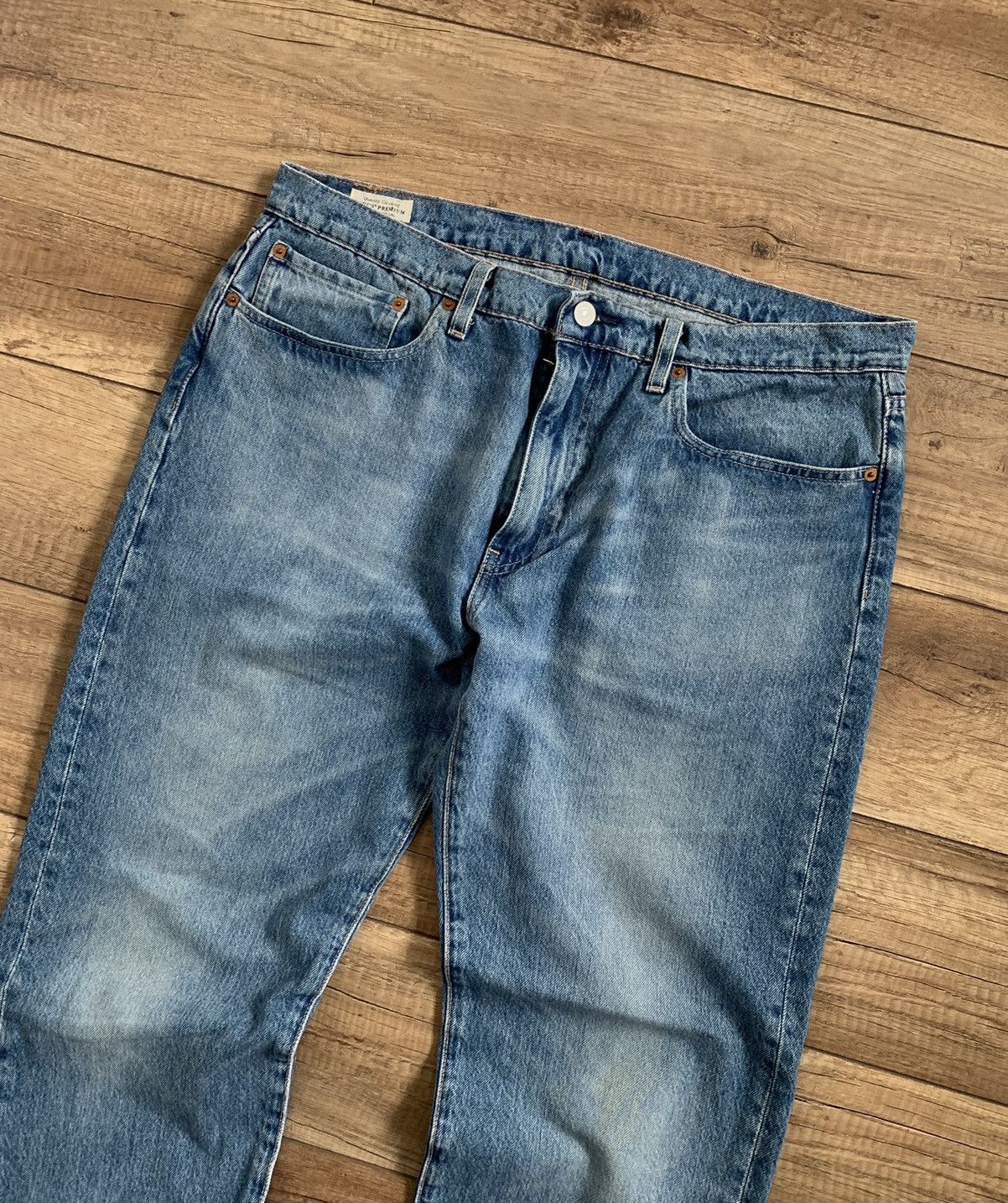 Levi's Levi’s 501 Big E Premium Denim Jeans Pants Stonewashed Blue Size US 36 / EU 52 - 7 Thumbnail