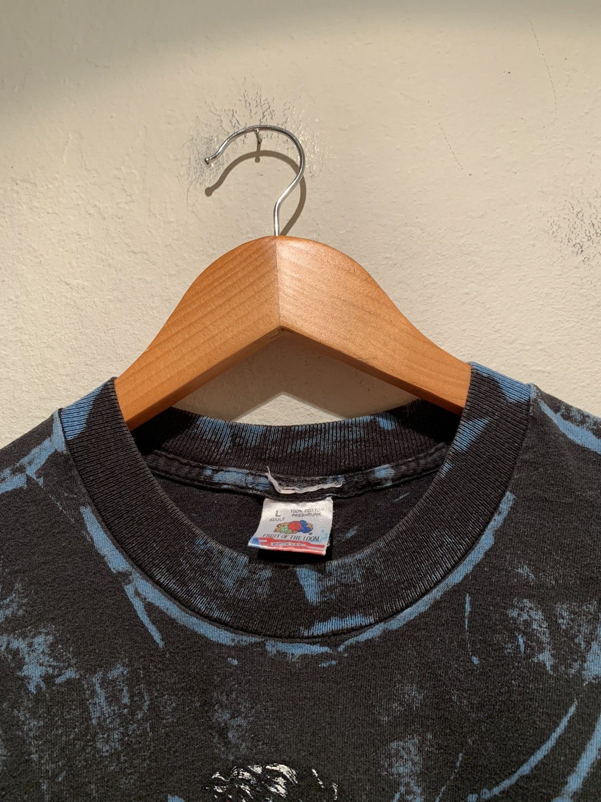 Vintage *RARE* Vintage Ski Snow Puff Print AOP Single Stitch T-Shirt Size US L / EU 52-54 / 3 - 9 Thumbnail