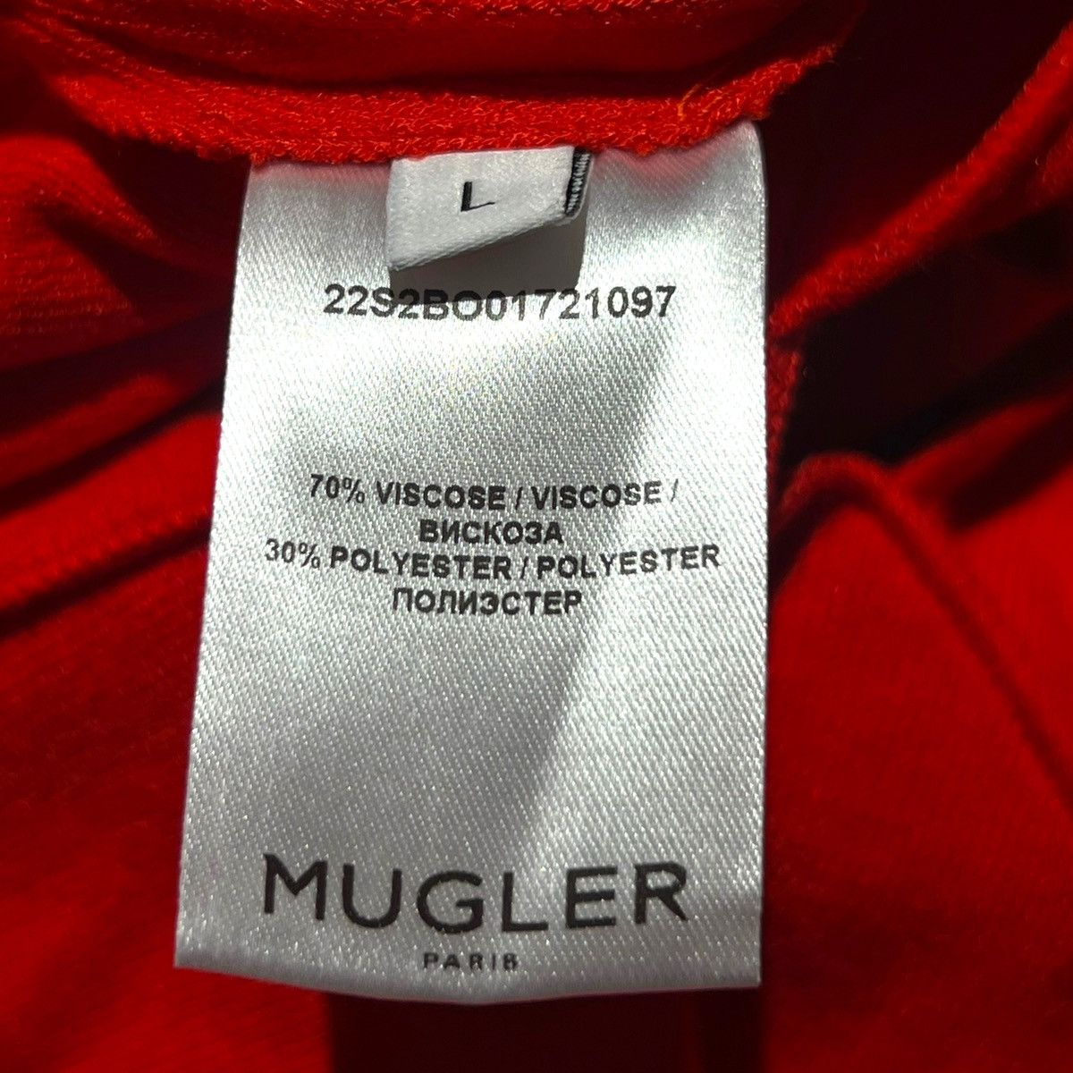 Mugler Cut out stretch body fit top Size L / US 10 / IT 46 - 5 Thumbnail