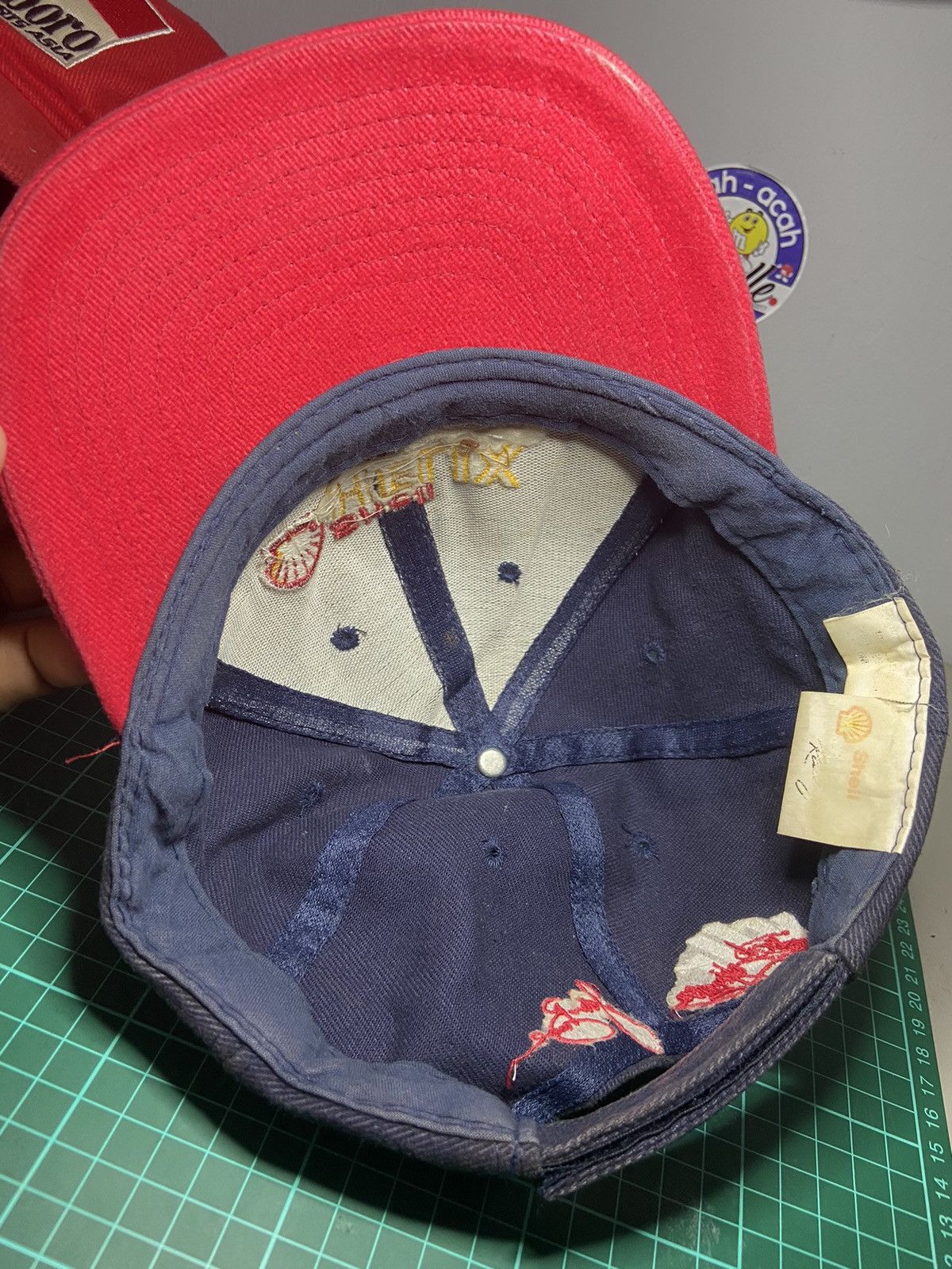Japanese Brand SHELL HELIX RACING CAP HAT WITH AUTOGRAPH Size ONE SIZE - 5 Thumbnail