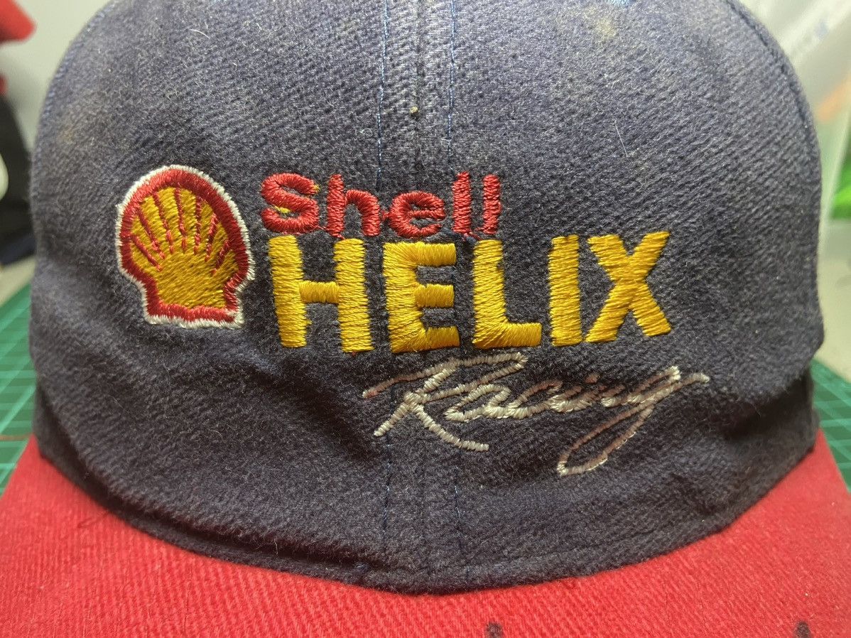 Japanese Brand SHELL HELIX RACING CAP HAT WITH AUTOGRAPH Size ONE SIZE - 3 Thumbnail