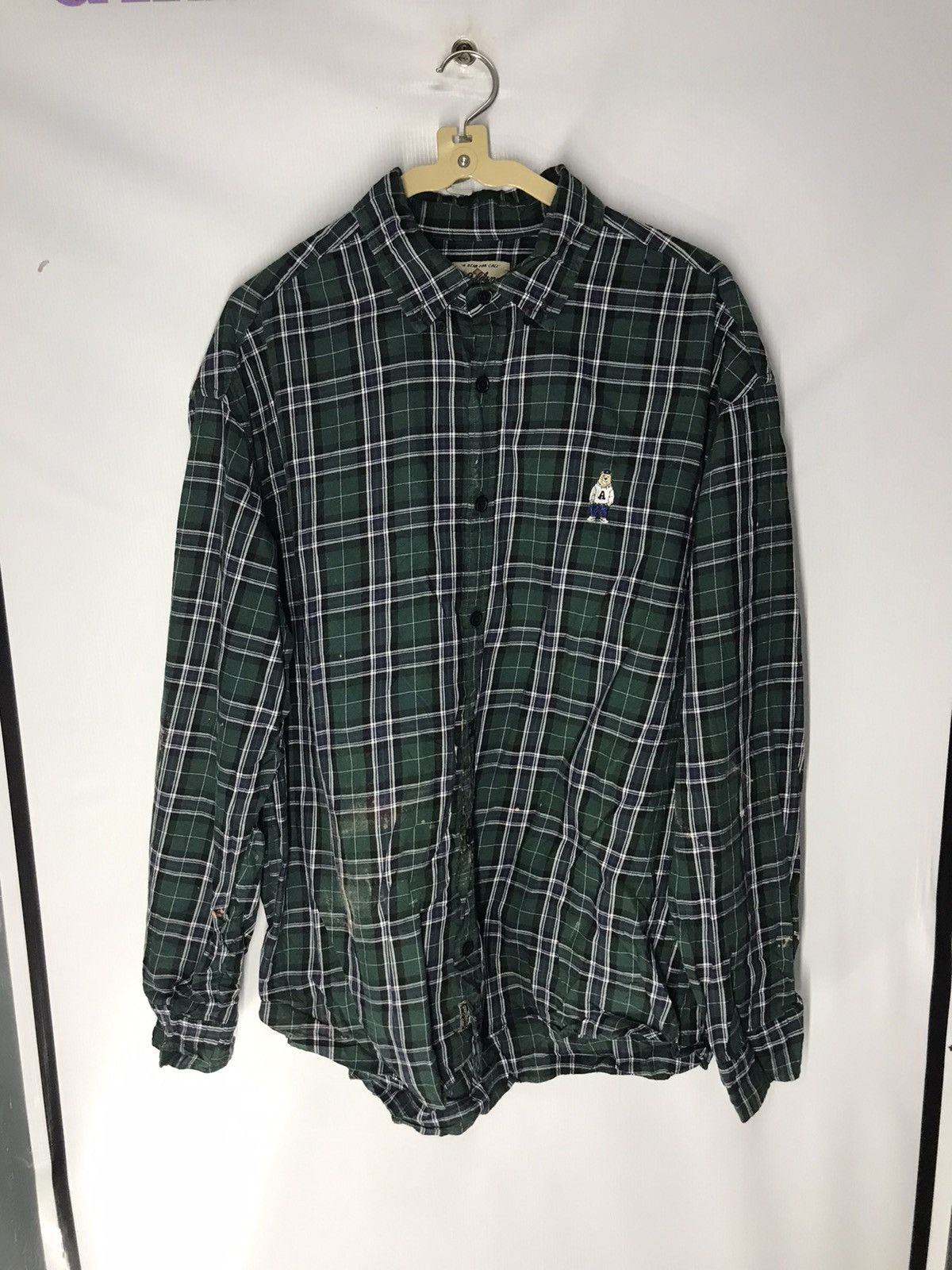 Flannel × Golden Bear Wool flannel shirt golden bear Size US XL / EU 56 / 4 - 8 Thumbnail