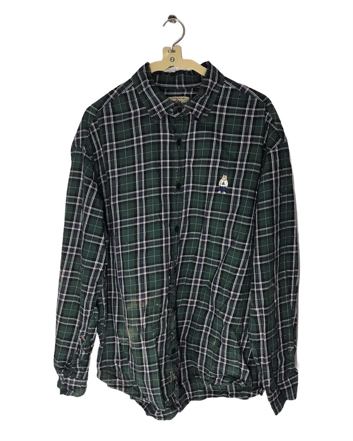 Flannel × Golden Bear Wool flannel shirt golden bear Size US XL / EU 56 / 4 - 1 Thumbnail