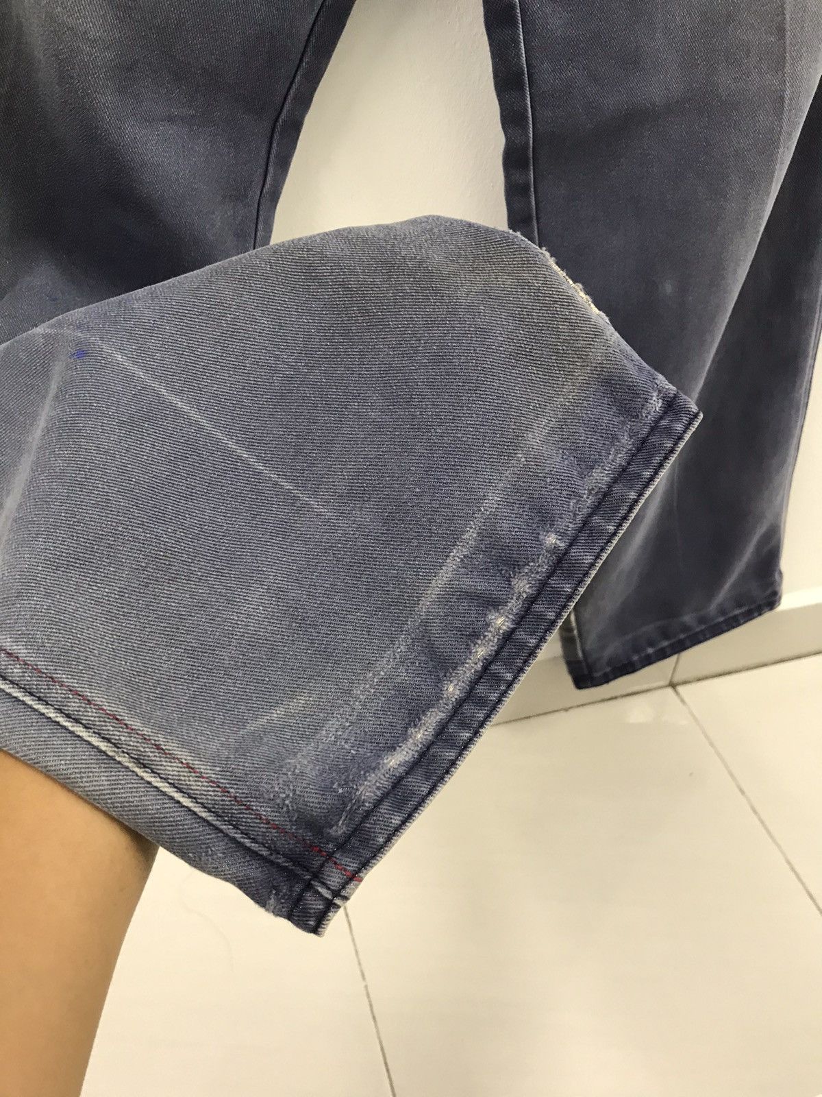Marc Buchanan × Pelle Pelle Vintage Pelle Pelle Baggy Jeans Distressed Size US 31 - 6 Thumbnail