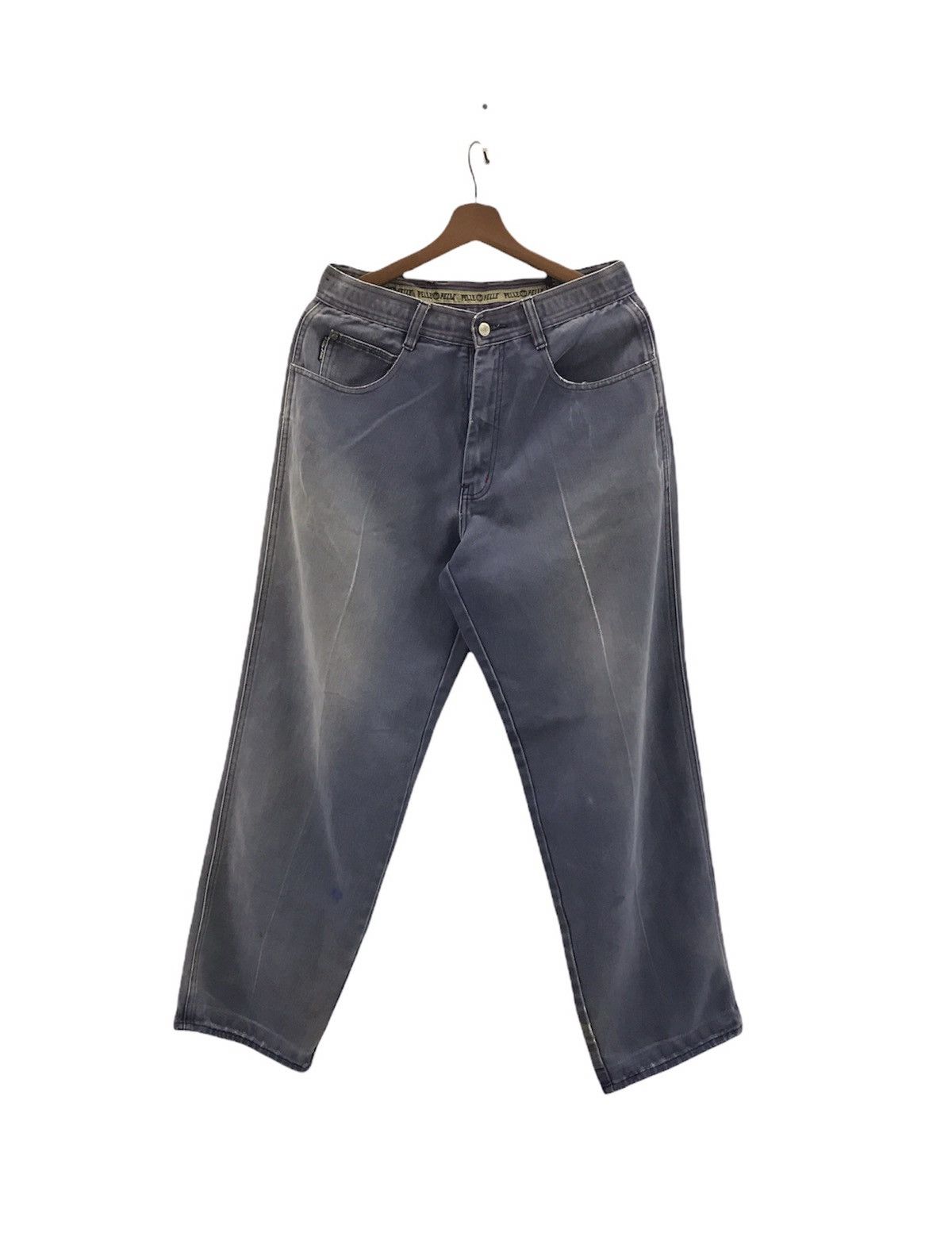 Marc Buchanan × Pelle Pelle Vintage Pelle Pelle Baggy Jeans Distressed Size US 31 - 1 Thumbnail