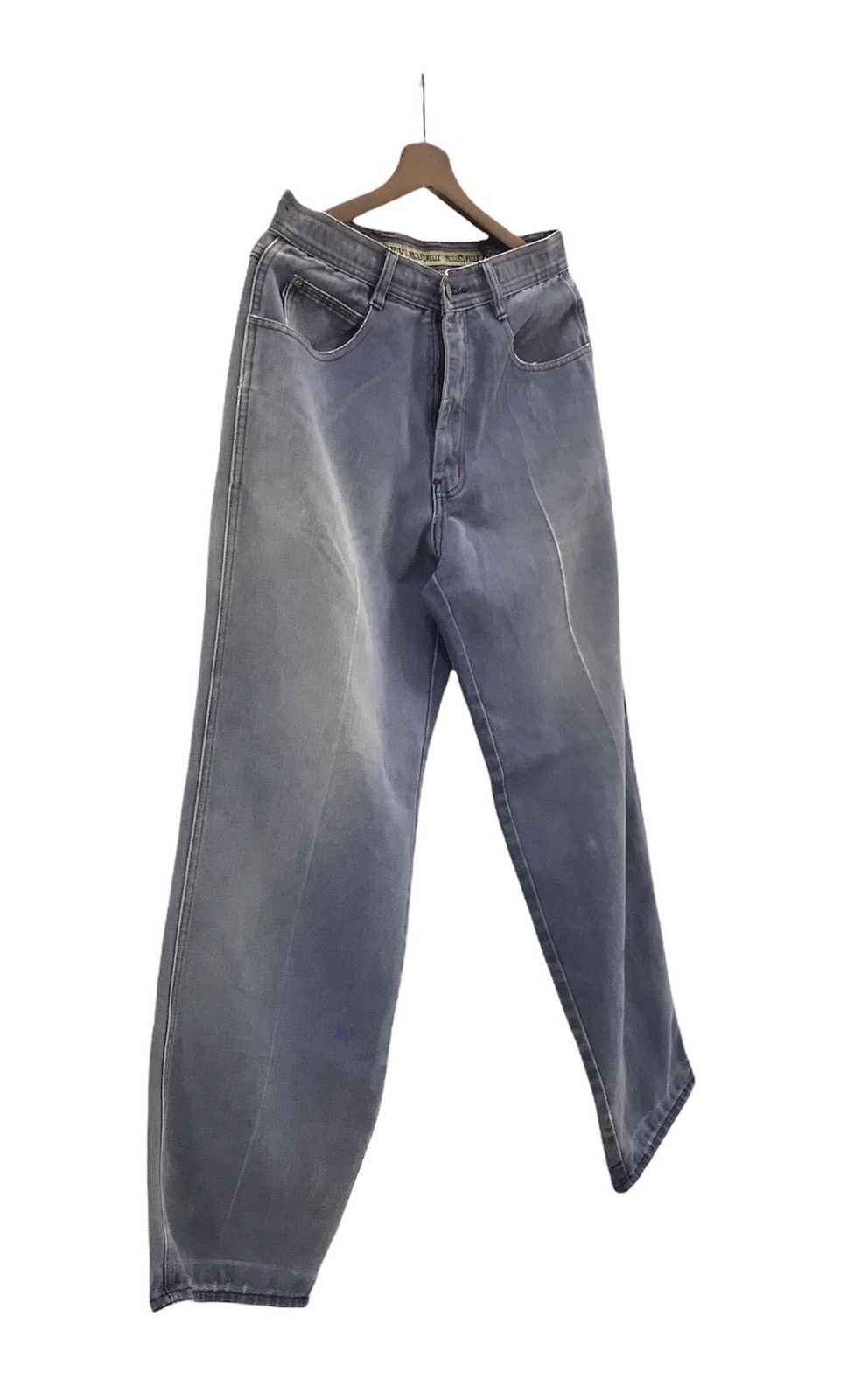 Marc Buchanan × Pelle Pelle Vintage Pelle Pelle Baggy Jeans Distressed Size US 31 - 2 Thumbnail