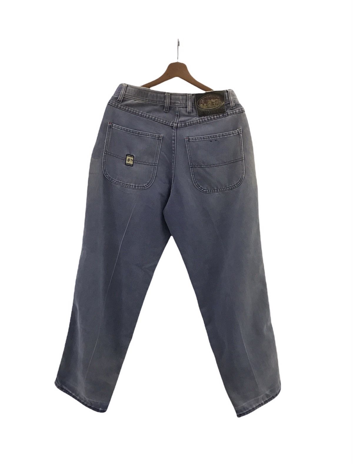 Marc Buchanan × Pelle Pelle Vintage Pelle Pelle Baggy Jeans Distressed Size US 31 - 4 Thumbnail