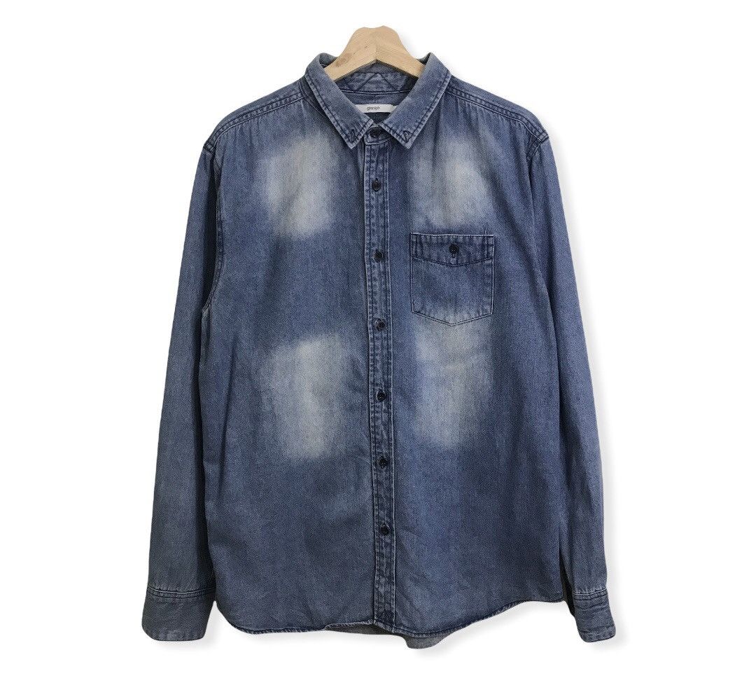 Japanese Brand Graniph Trucker Denim Jacket Size US L / EU 52-54 / 3 - 1 Thumbnail