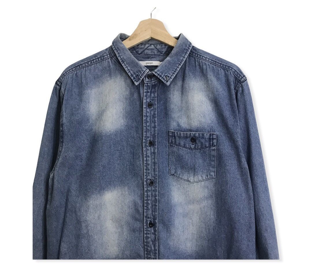 Japanese Brand Graniph Trucker Denim Jacket Size US L / EU 52-54 / 3 - 2 Thumbnail