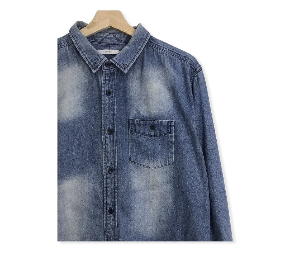 Japanese Brand Graniph Trucker Denim Jacket Size US L / EU 52-54 / 3 - 3 Thumbnail