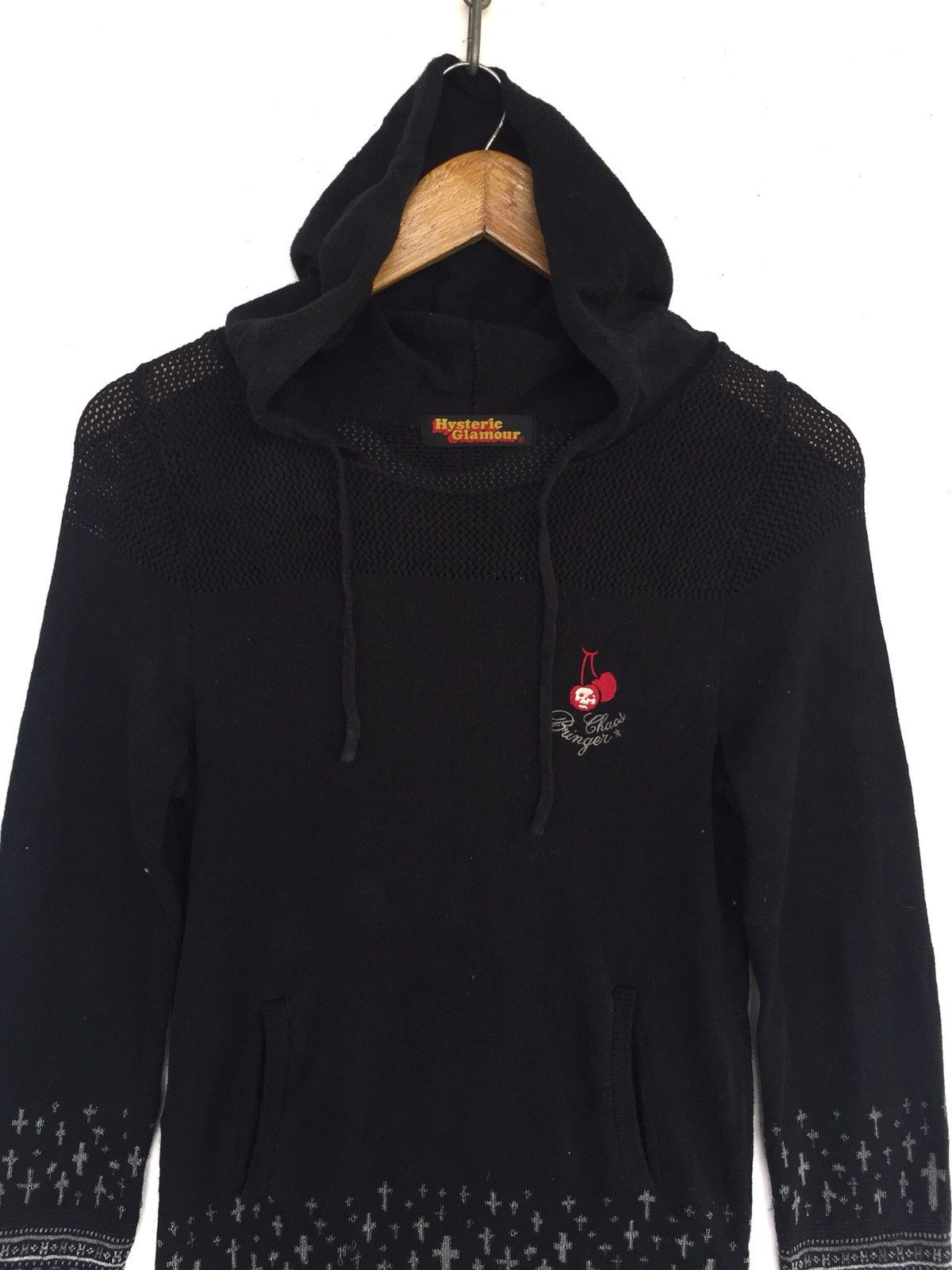 Hysteric Glamour Hysteric Glamour Chaos Punk Goth Hoodie Sweater Size US XS / EU 42 / 0 - 2 Thumbnail