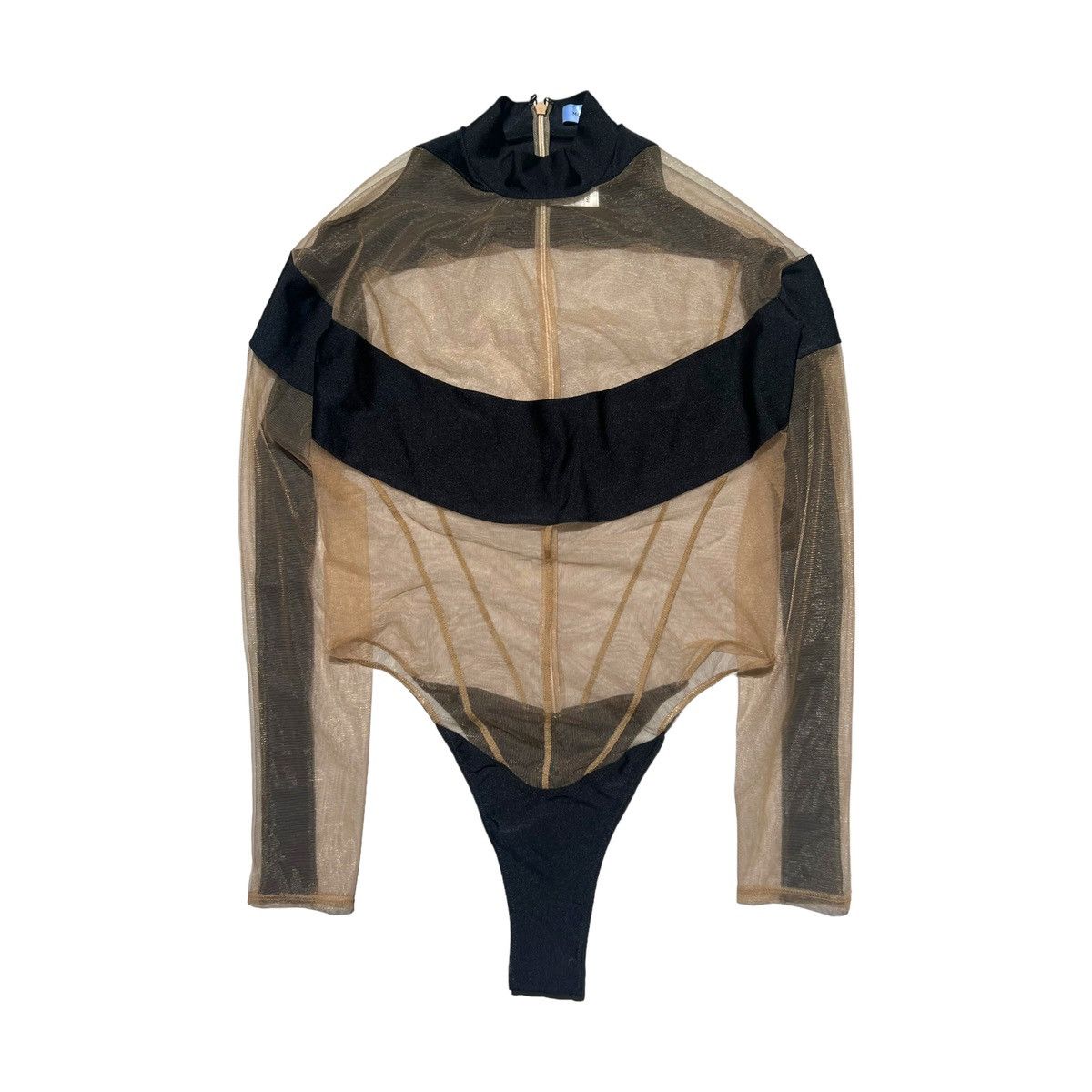 Mugler Sheer cut out body suit Size M / US 6-8 / IT 42-44 - 1 Thumbnail