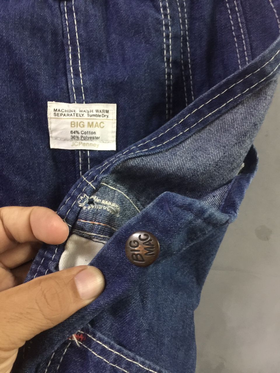 Big Mac × Vintage Vintage 50s 60s Big Mac Overall Size US 30 / EU 46 - 13 Thumbnail