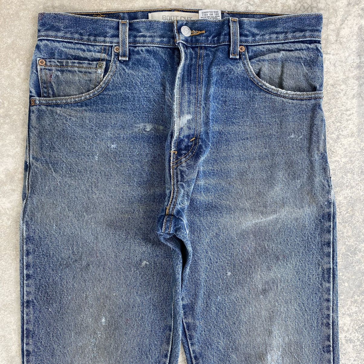 Levi's Vintage Levis 517 Flared Leg Bootcut Dirty Jeans Size US 32 / EU 48 - 6 Thumbnail