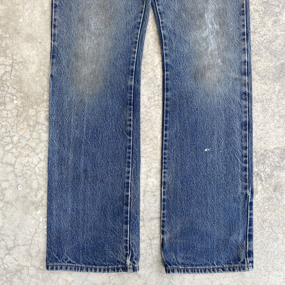 Levi's Vintage Levis 517 Flared Leg Bootcut Dirty Jeans Size US 32 / EU 48 - 5 Thumbnail