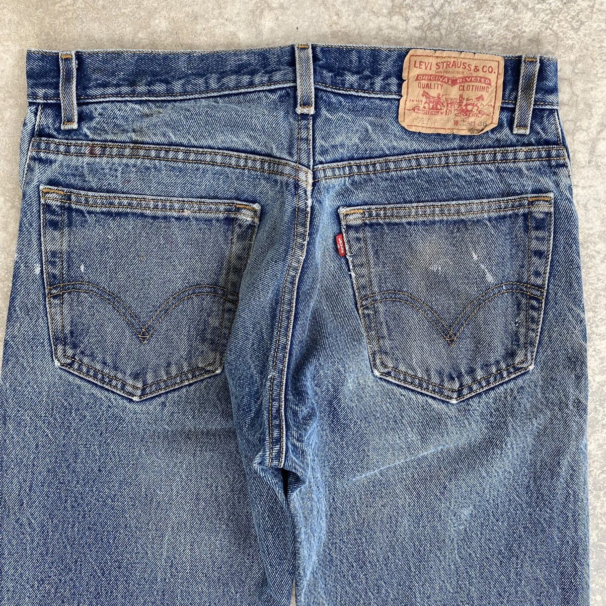 Levi's Vintage Levis 517 Flared Leg Bootcut Dirty Jeans Size US 32 / EU 48 - 21 Thumbnail