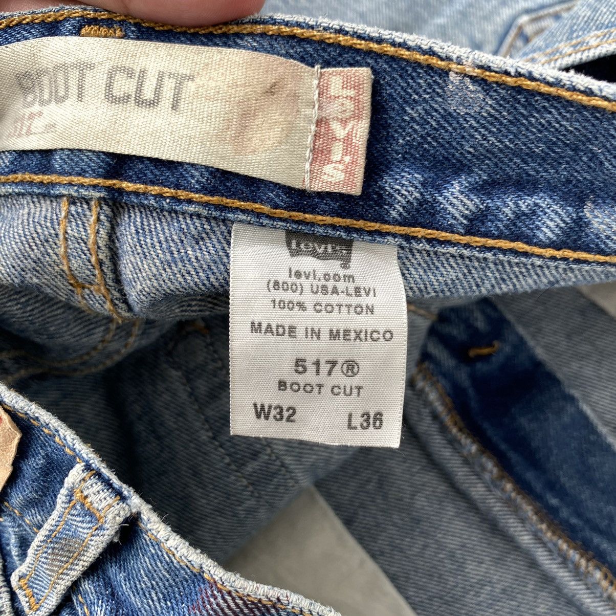 Levi's Vintage Levis 517 Flared Leg Bootcut Dirty Jeans Size US 32 / EU 48 - 24 Thumbnail