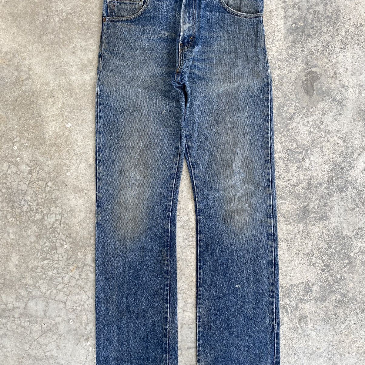 Levi's Vintage Levis 517 Flared Leg Bootcut Dirty Jeans Size US 32 / EU 48 - 4 Thumbnail