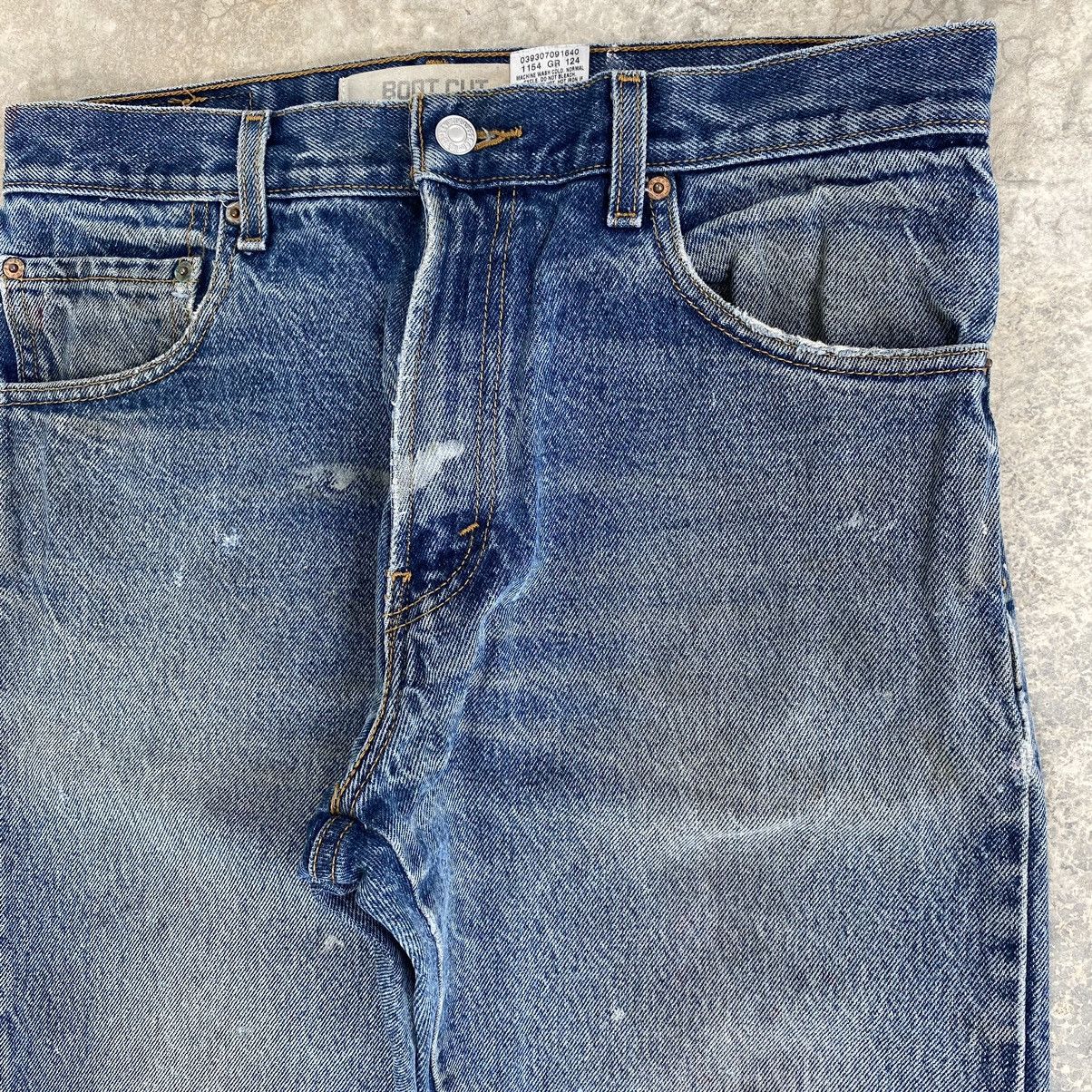 Levi's Vintage Levis 517 Flared Leg Bootcut Dirty Jeans Size US 32 / EU 48 - 11 Thumbnail