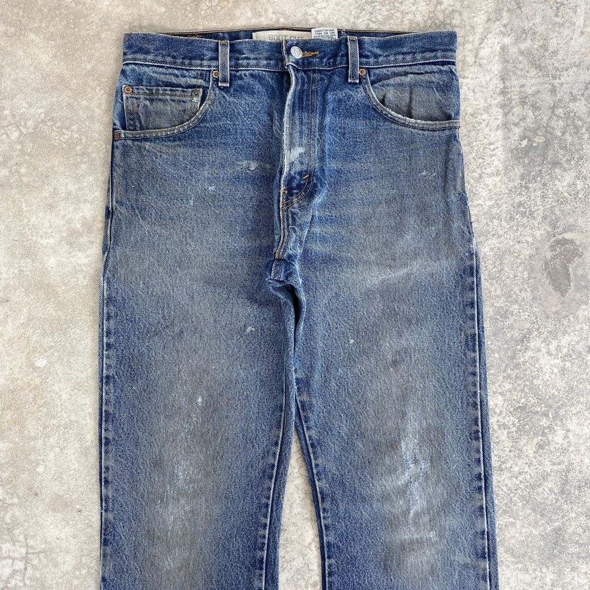 Levi's Vintage Levis 517 Flared Leg Bootcut Dirty Jeans Size US 32 / EU 48 - 2 Thumbnail