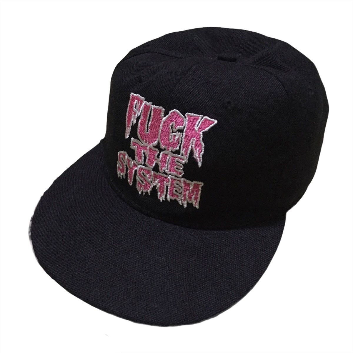 Japanese Brand Japanese Brand Fuck The System Cap Snapback Size ONE SIZE - 1 Thumbnail