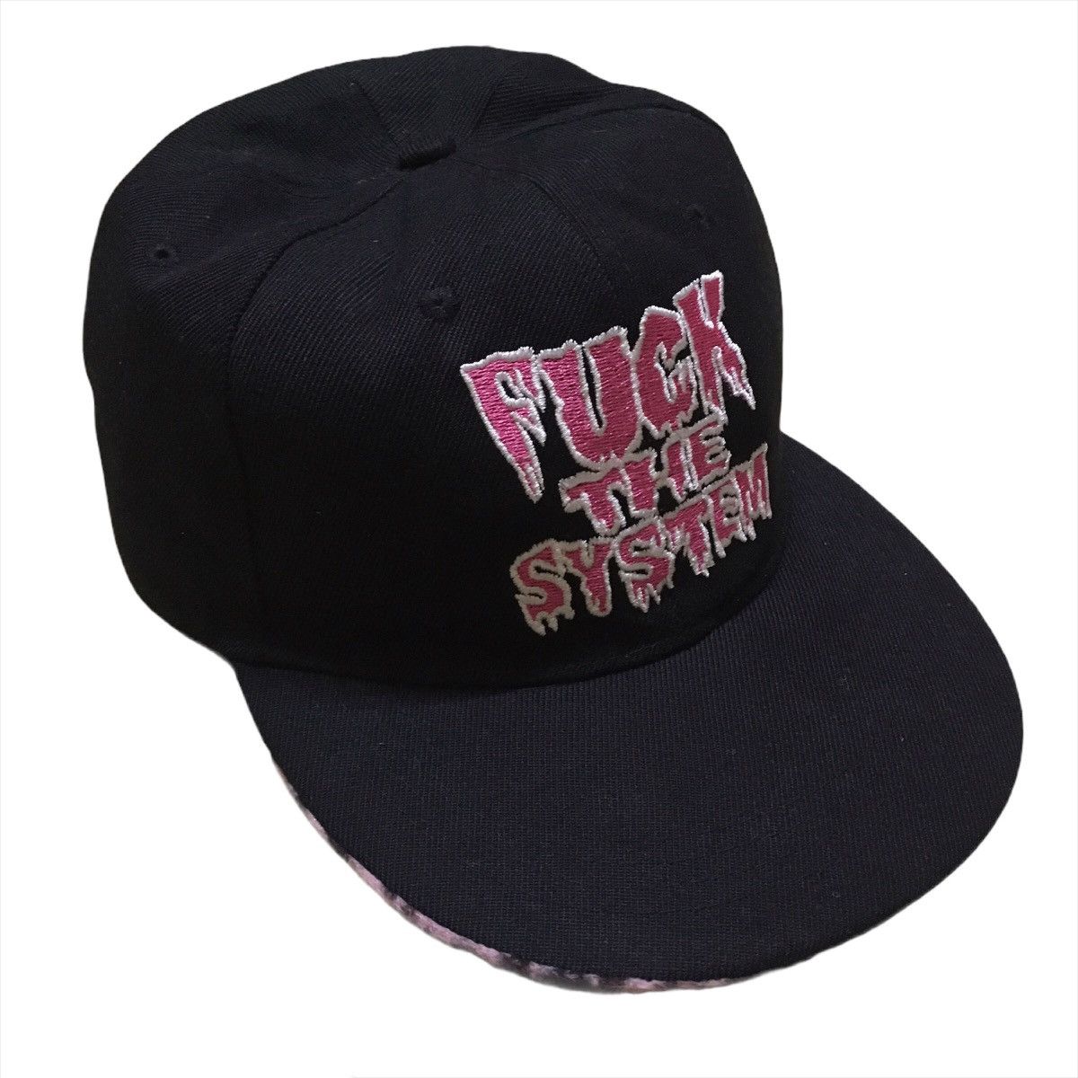 Japanese Brand Japanese Brand Fuck The System Cap Snapback Size ONE SIZE - 4 Thumbnail
