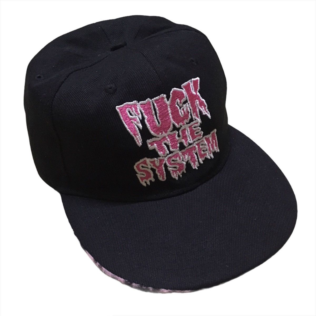 Japanese Brand Japanese Brand Fuck The System Cap Snapback Size ONE SIZE - 5 Thumbnail
