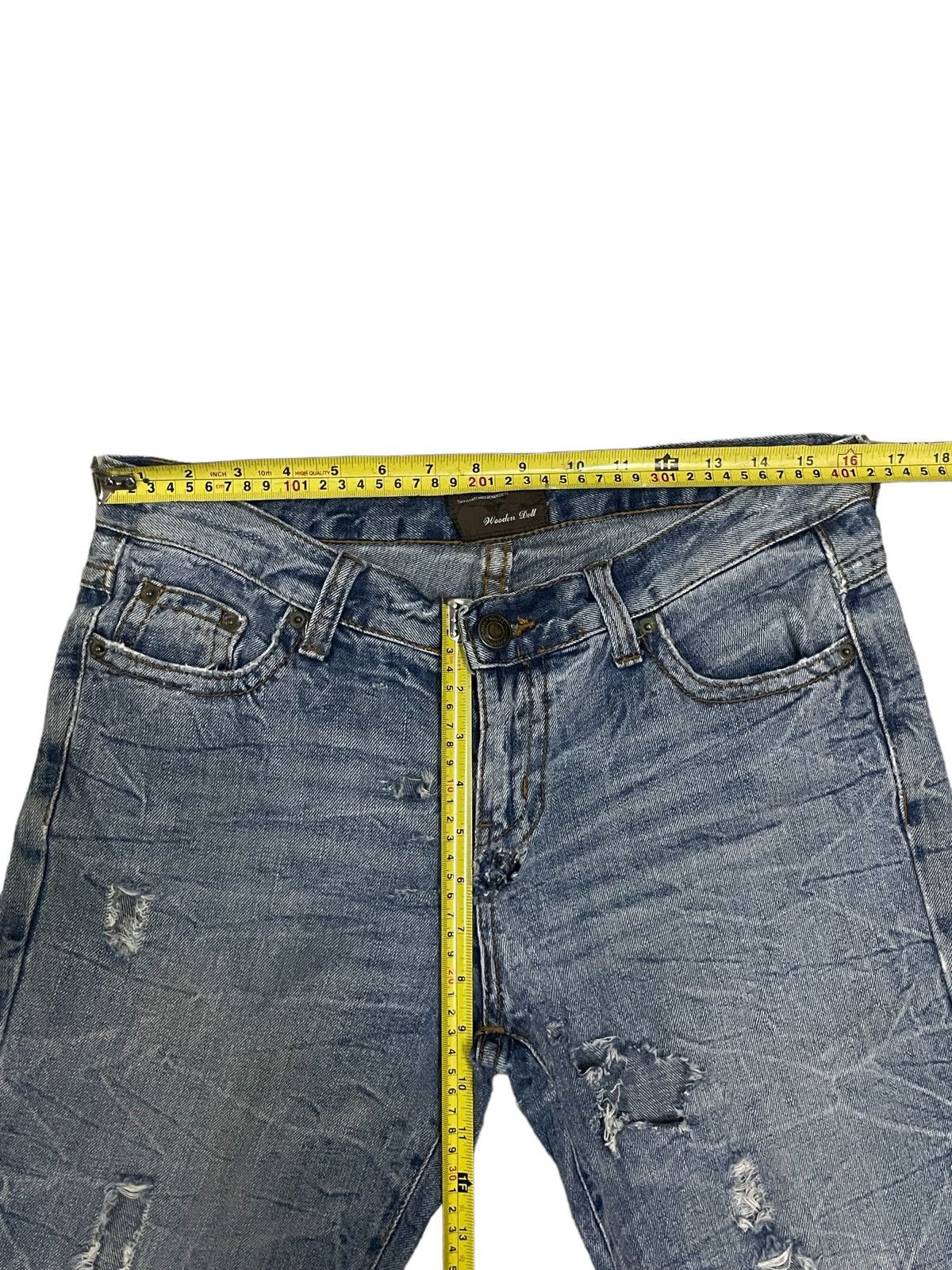 Japanese Brand Vintage Japanese Streetstyle Ripped Destroyed Punk Jeans Size US 33 - 12 Thumbnail