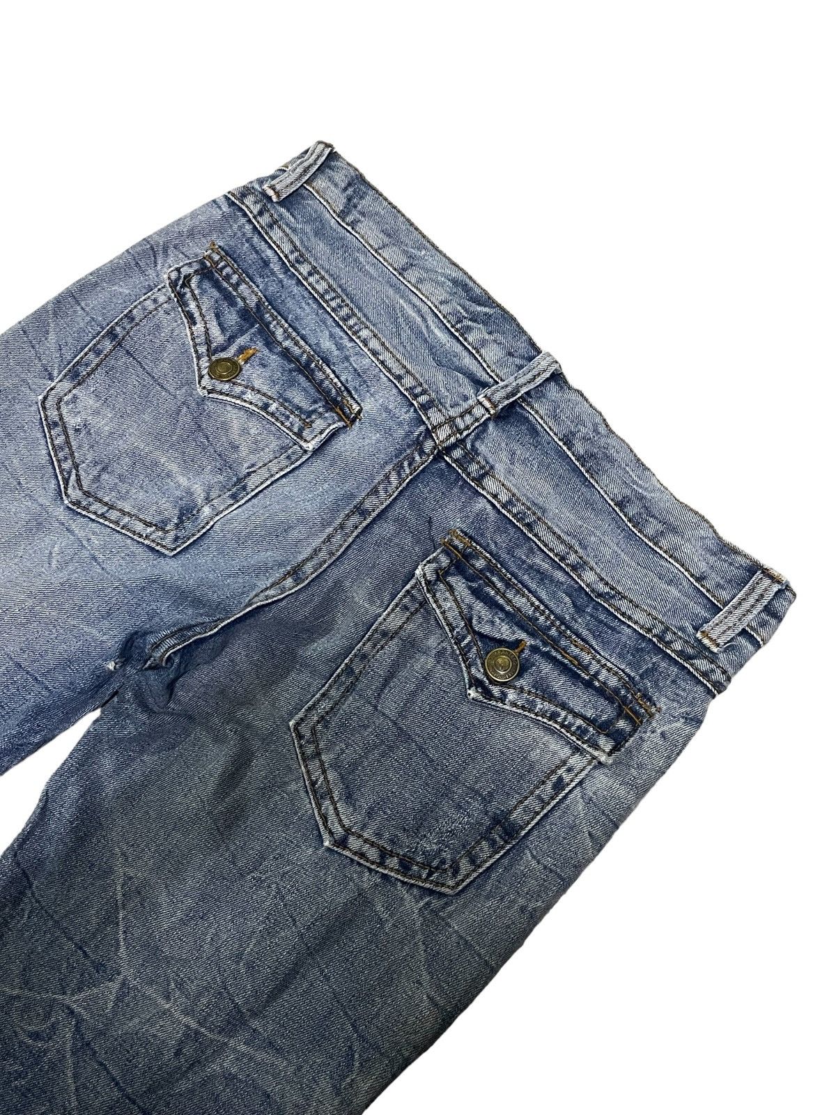 Japanese Brand Vintage Japanese Streetstyle Ripped Destroyed Punk Jeans Size US 33 - 11 Thumbnail